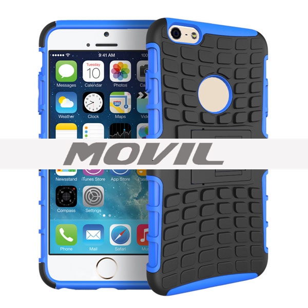 NP-1903 2 en 1 funda para iPhone 6 plus con soporte-11